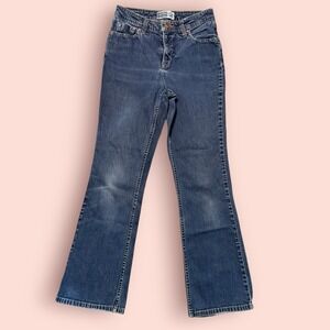Signature by Levi Strauss & Co. At Waist Bootcut Jeans Size6‎ Short Medium Wash